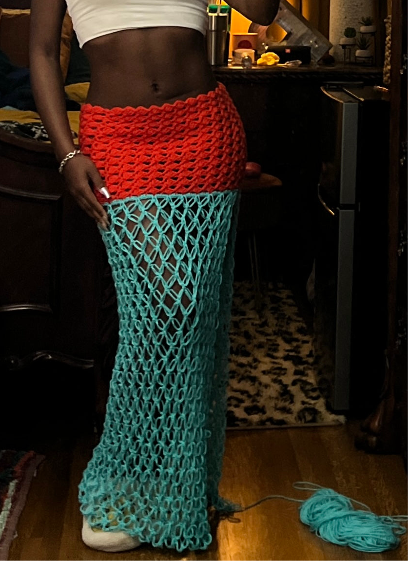 Tangy Temptation Maxi Skirt
