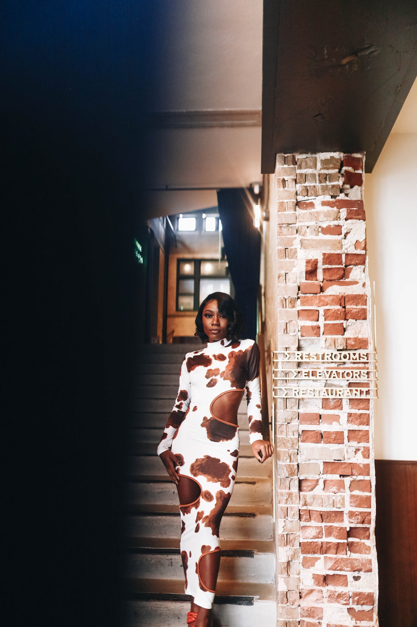 Old Town Road | Cow Print Dress