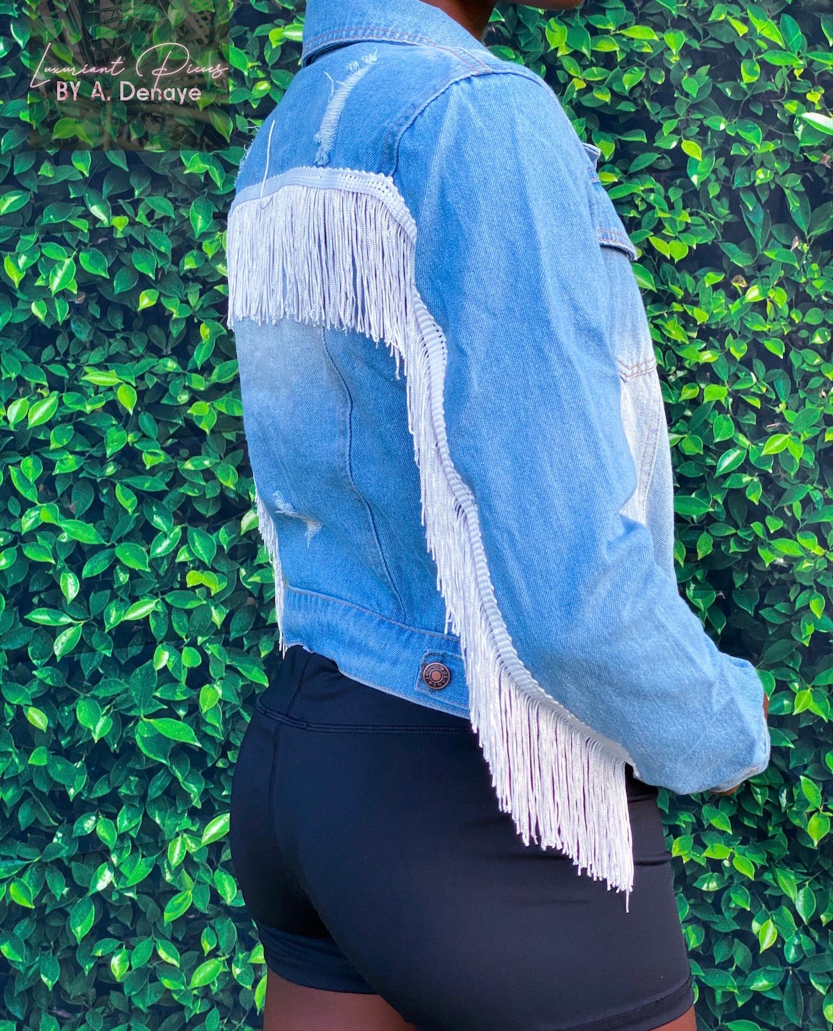 Tassel Design Denim Jacket