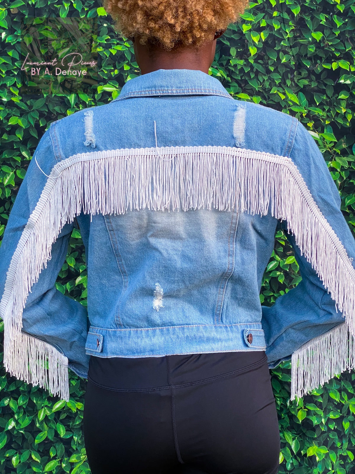 Tassel Design Denim Jacket