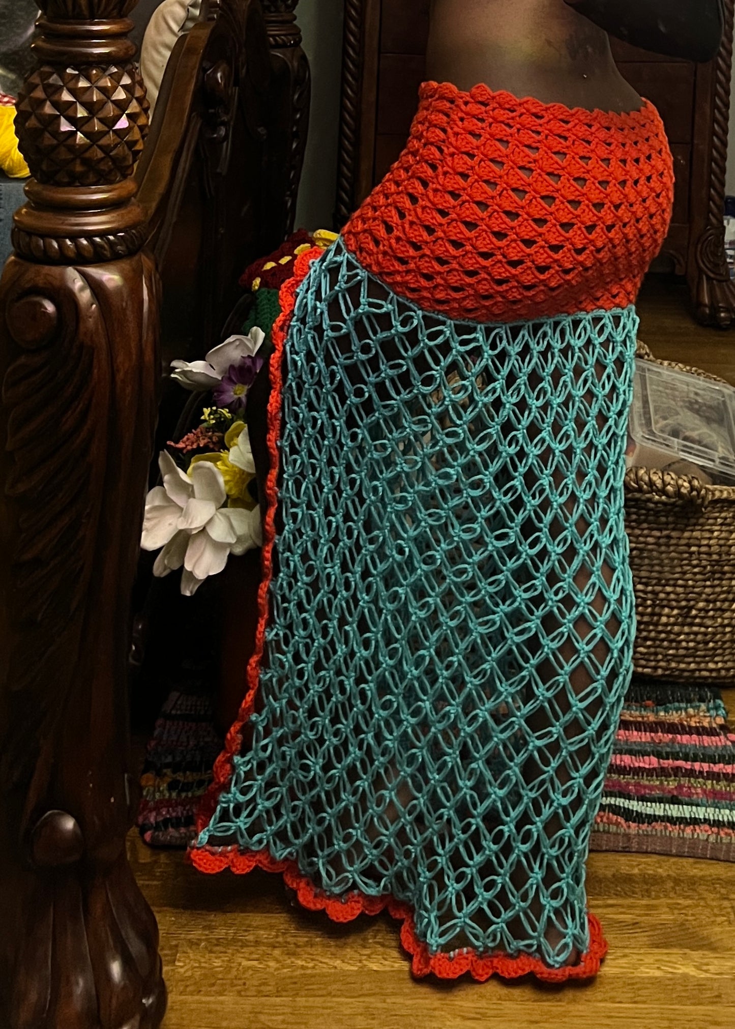 Tangy Temptation Maxi Skirt