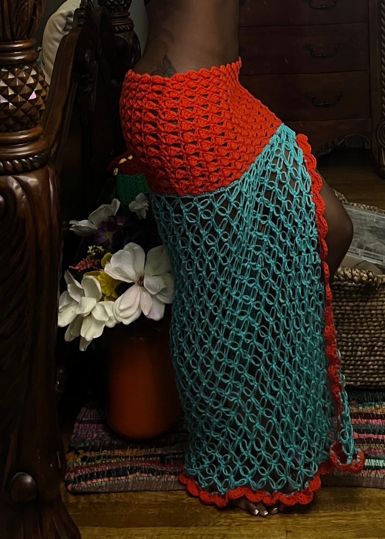 Tangy Temptation Maxi Skirt
